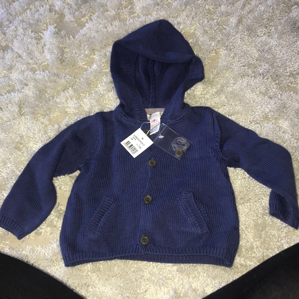 Bonpoint Cardigan with Hood 6 Months NWT